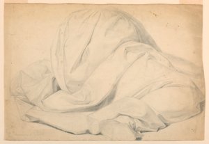 Piirros, tutkimus "Sairaiden ehtoollinen", 1844-45. tekijältä Daniel Huntington