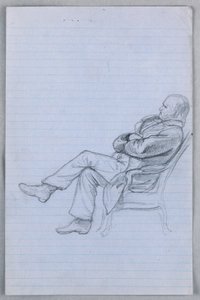 Piirros, Tutkimus "Tieteellinen ryhmä", 1858 tekijältä Daniel Huntington