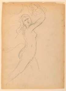Piirustus, Kansallisakatsomoa varten tehty luonnos, 1887 tekijältä Daniel Huntington