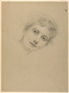 Piirustus, Kansallisakatsomoa varten tehty luonnos, 1887 tekijältä Daniel Huntington