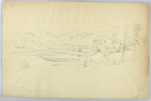Franconia Notch Pemigewasset-joesta lähellä Grafton Housea tekijältä Daniel Huntington