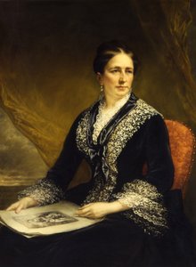 Mary McCrea Stuartin muotokuva Rouva Robert Leighton Stuart, n. 1840-1885