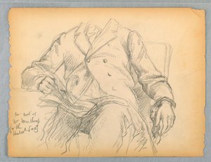 Study for Portrait of Hon. Robert C. Winthrop Historical Societylle, Mass. tekijältä Daniel Huntington