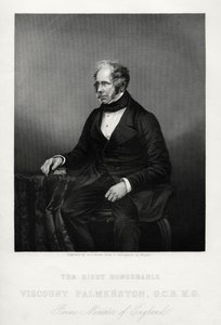Henry John Temple, kolmas varakreivi Palmerston, brittiläinen valtiomies, vuodelta 1880 tekijältä Daniel John Pound