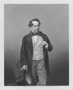 John Baldwin Buckstone, englantilainen näyttelijä ja näytelmäkirjailija (kaiverrus)