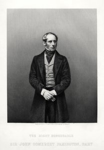 John Somerset Pakington, ensimmäinen paroni Hampton, englantilainen poliitikko, 1880. tekijältä Daniel John Pound