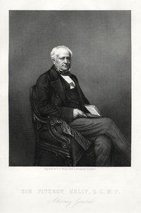 Sir Fitzroy Kelly, englantilainen tuomari, c1880 tekijältä Daniel John Pound