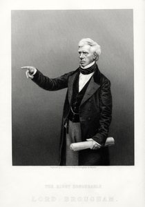 Oikea Henry Brougham, Iso-Britannian lordi korkeakansleri, 1880 tekijältä Daniel John Pound