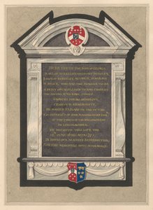 Memorial de George, Conde de Berkeley de Cranford Churchfinnish tekijältä Daniel Lysons
