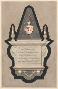 Memorial a James Eckersall e sua esposa Catherine e sua segunda esposa Catherine e sua segunda esposa Jane de Drayton Churchfinnish tekijältä Daniel Lysons