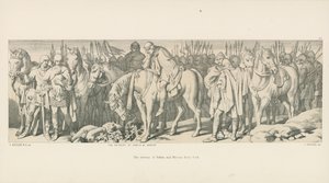 Edwinin ja Morcarin vetäytyminen Yorkista tekijältä Daniel Maclise