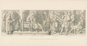 William konsultoi herttuakuntansa aatelisia ja kauppiaita saadakseen apua suunnittelussaan tekijältä Daniel Maclise