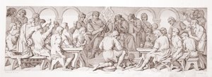 William antaa Haroldille Normanin ritarin arvon "The Story of the Norman Conquest", kaivertanut L. Gruner, 1866 tekijältä Daniel Maclise