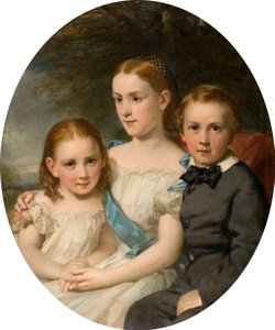 William Neishin lapset, n. 1862 (öljy kankaalle)