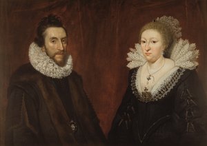 Thomas Howardin, Arundelin 14. "keräilijän" jaarlin ja hänen vaimonsa Aletheia Talbotin kaksoismuotokuva, 1618