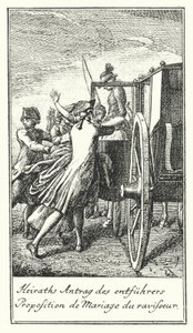 Kidnappaajan avioliittoehdotus (kaiverrus)