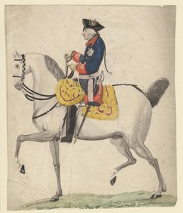 Fredrik II Preussilainen, 1785 tekijältä Daniel Nikolaus Chodowiecki
