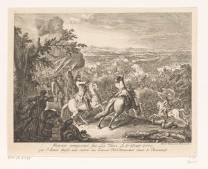 Kenraali Rumjantsevin voitto Cahulin taistelussa 1770 Victoire remportée sur les Turces Le 1.r Aout 1770 par l