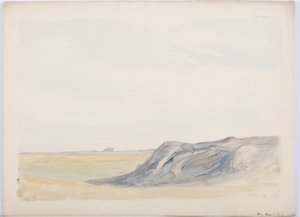 Pyhä saari, 1899 (kynä ja wc paperilla) tekijältä Daniel Oliver