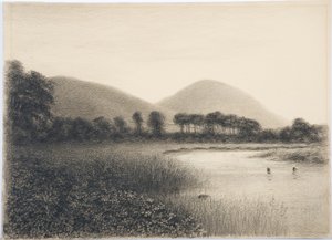 Yeavering Bell, Northumberland, n. 1916 (kynä ja wc paperilla)