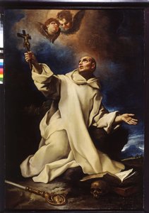 Pyhä Bruno rukoilee