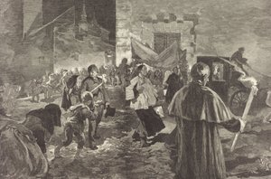 Espanja. Viaticum, 1889. tekijältä Daniel Urrabieta Vierge
