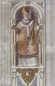 Saint Ambrose (fresko) tekijältä Daniele Crespi