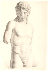 Piirustus kipsin jälkeen: "Eros from Centocelle" (Vatikaani)