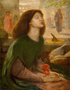Beata Beatrix, 1862 tekijältä Dante Gabriel Charles Rossetti