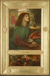 Beata Beatrix, 1871-72 tekijältä Dante Gabriel Charles Rossetti