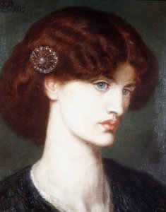 Beatrice, muotokuva Jane Morrisista tekijältä Dante Gabriel Charles Rossetti