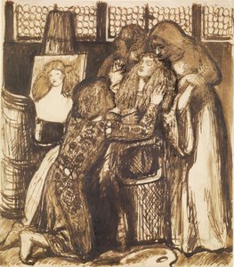 Bonifazion rakastajatar - sommittelututkimus tekijältä Dante Gabriel Charles Rossetti