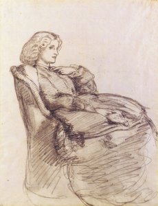 Annie Millerin muotokuva tekijältä Dante Gabriel Charles Rossetti