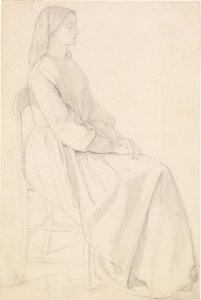 Elizabeth Siddalin muotokuva tekijältä Dante Gabriel Charles Rossetti