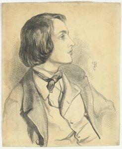 William Michael Rossettin muotokuva, tekijältä Dante Gabriel Charles Rossetti
