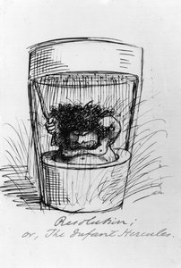 Resolution tai The Infant Hercules, 1869 tekijältä Dante Gabriel Charles Rossetti