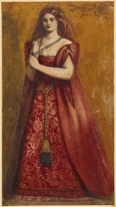 Punainen pukeutunut tekijältä Dante Gabriel Charles Rossetti