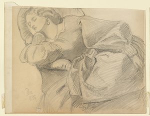 Ruth Herbert unessa tekijältä Dante Gabriel Charles Rossetti