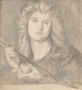 Venus Verticordia -tutkimus. tekijältä Dante Gabriel Charles Rossetti
