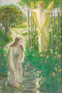 Ilmoitus, 1855 tekijältä Dante Gabriel Charles Rossetti