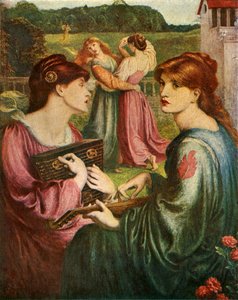 The Bower Meadow, 1850-1872, c1912 tekijältä Dante Gabriel Charles Rossetti