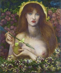 Venus Verticordia (Venus, sydämien vaihtaja) - Dante Gabriel Rossettin (1828-1882) teos tekijältä Dante Gabriel Charles Rossetti