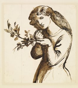 Nainen - Kirsikoita syövän tytön tutkimus tekijältä Dante Gabriel Rossetti