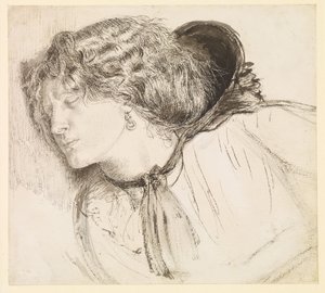 Löytyi - Tytön pään tutkimus tekijältä Dante Gabriel Rossetti