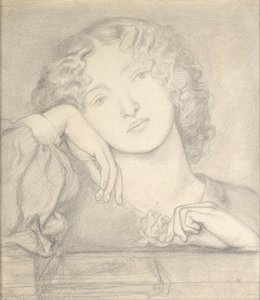 Monna Rosa, finlandesa dos anos 1860 tekijältä Dante Gabriel Rossetti