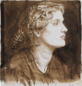 Fanny Cornforthin muotokuva, v. 1860 tekijältä Dante Gabriel Rossetti