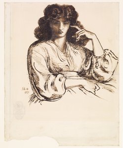 Jane Morrisin muotokuva tekijältä Dante Gabriel Rossetti