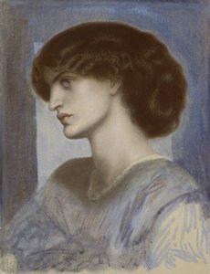 Jane Morrisin muotokuva, 1868-1874.