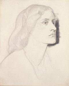 Neiti Ruth Herbertin muotokuva, luultavasti 1858 tekijältä Dante Gabriel Rossetti