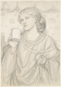The Loving Cup - sävellystutkimus tekijältä Dante Gabriel Rossetti